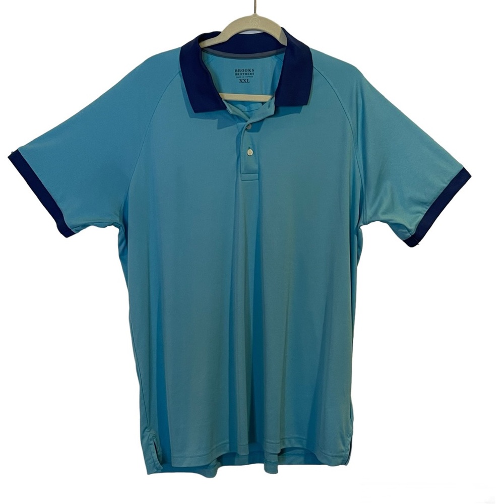 Brooks Brothers polo golf shirt XXL blue